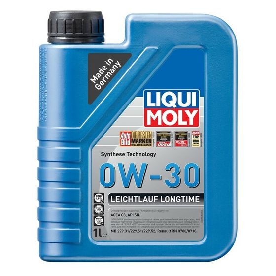 Масло моторное LiquiMoly Leichtlauf Longtime 0W-30 SN C3, синтетическое, 1 л