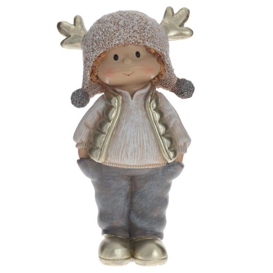 Фигурка декоративная &quot;Мальчик/Девочка&quot;, L7,5 W5 H13 см, 2в.