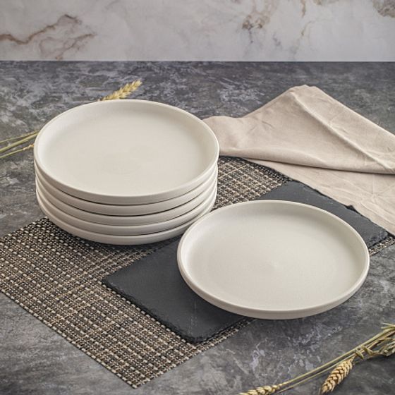 Тарелка десертная ROCK WHITE 21см