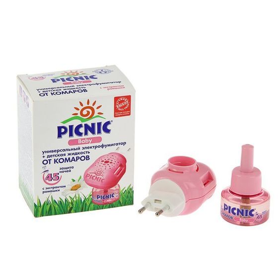 Электрофимигатор Picnic Baby, с жидкостью от комаров