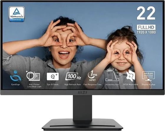 Монитор 21.5&quot; MSI Pro MP223 E2 черный VA 1920x1080 100 Гц (9S6-3PB9CH-026)