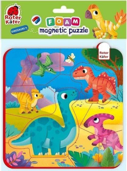 Roter Kafer Piankowe puzzle z magnesem &quot;Dinozaury&quot; RK5010-07