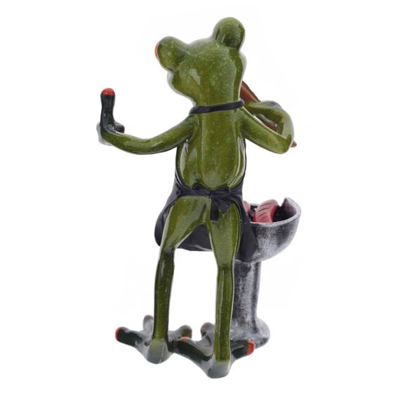 Фигурка декоративная "Лягушка", L9 W6 H16 см