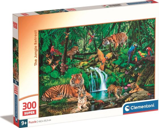 Clementoni Clementoni Puzzle 300el Super Odosobnienie w dżungli. The Jungle Retreat 21721