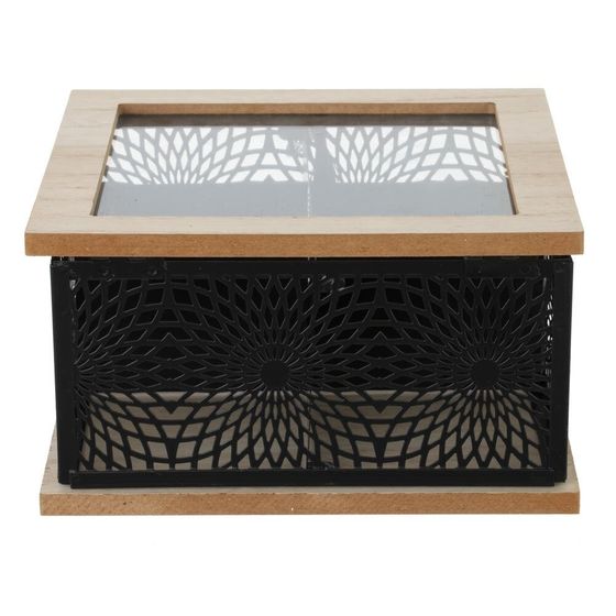 Шкатулка для чайных пакетиков, L18 W18 H10 см