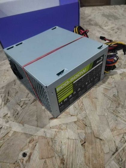 УЦЕНКА-Блок питания Aerocool ATX ECO-500W 500W-(б/у, после ремонта, без документов, без упаковки)