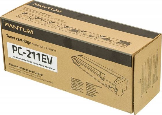 Картридж лазерный Pantum PC-211EV черный (1600стр.) для Pantum Series P2200/2500/M6500/6550/6600