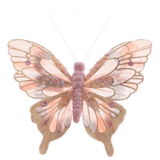 Изделие декоративное &quot;Бабочка&quot;, 3в, L16 W2 H12 см, 3в.