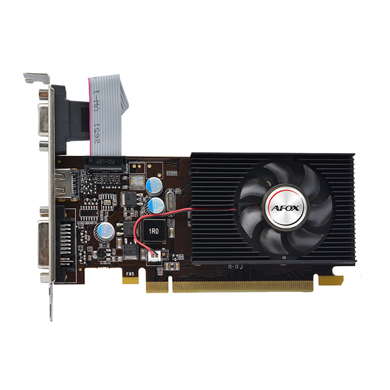 Видеокарта Afox PCI-E 2.0 G210 512MB AF210-512D3L3-V2 GDDR3 64bit 550/800 1xVGA 1xDVI 1xHDMI low prof RTL