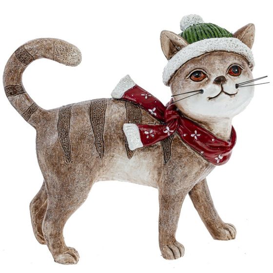 Фигурка декоративная &quot;Кот&quot;, L15 W6 H15,5 см, 2в.