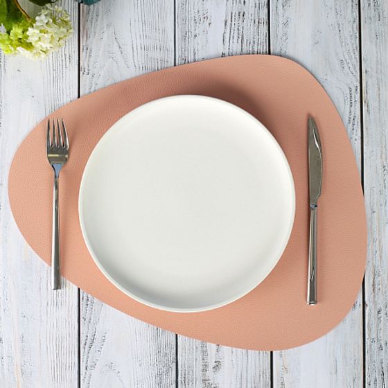 Мат на стол треугольный BEIGE 45х36см