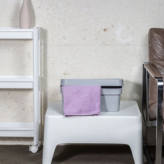 Коробка INFINITY с крышкой 11л серая