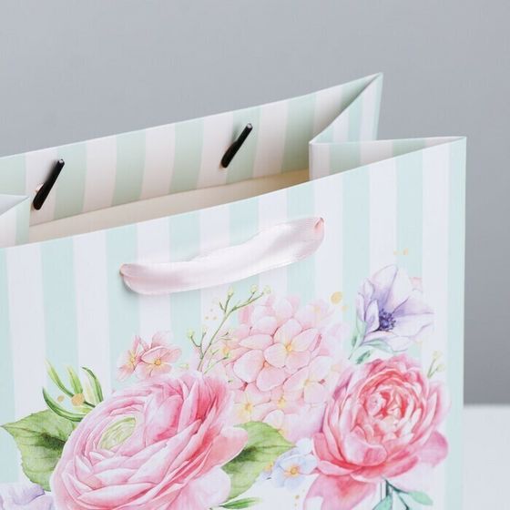 !НАБОР 3 ШТУКИ - Пакет ламинированный вертикальный «Самой лучшей тебе», MS 18 × 23 × 10 см, ручка МИКС