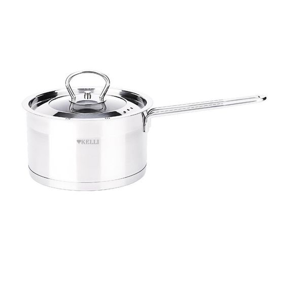 Сотейник Kelli KL-4720-16 2л стек.кр серебристый