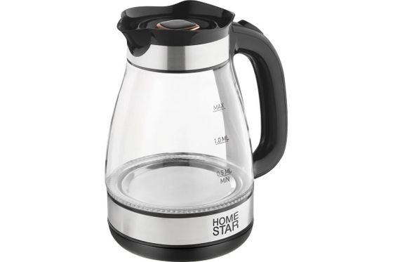 Чайник электрический Homestar HS-1044 1,8л 1500Вт черный