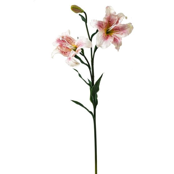 Цветок искусственный &quot;Лилия&quot;, L16 W16 H86 см, 2в.