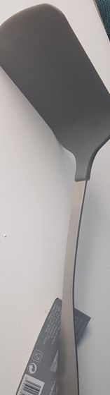 !09 Набор из 2-х кухонных инструментов + ПОДАРОК (кулинарные инструменты 8 штук)- Лопака+Ложка с прорезями 38 см. цвет микс