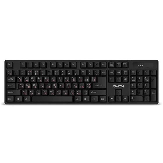 Клавиатура Sven KB-C2100W беспроводное черный (SV-020194)