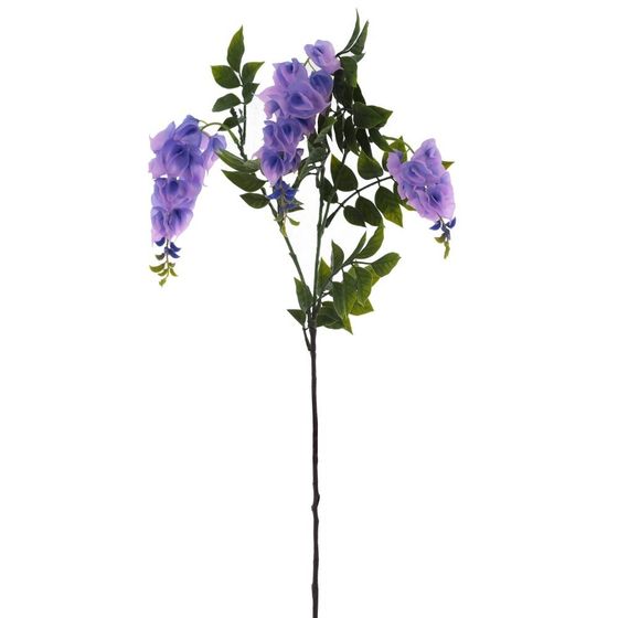 Цветок искусственный &quot;Глициния&quot;, L23 W22 H99 см