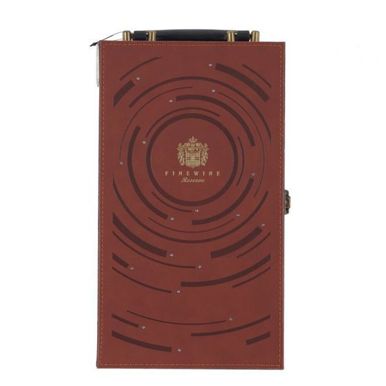 Шкатулка для бутылок с набором сомелье, Д19,5 Ш12 В35 см