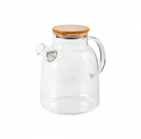 Чайник заварочный PURE 1800мл с бамбуковой крышкой