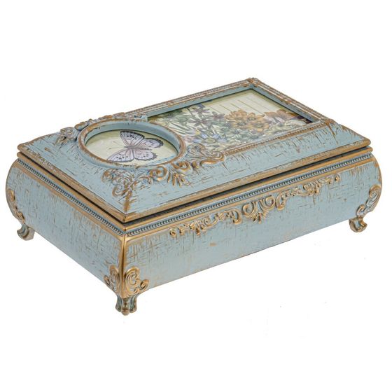 Шкатулка (музык.), L17 W12 H6,5 см