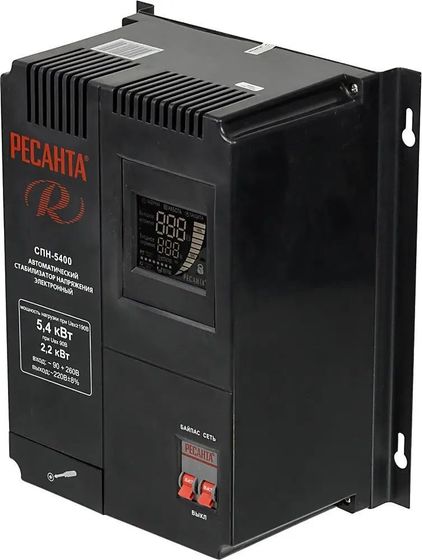 Стабилизатор напряжения Ресанта СПН-5400 5400Вт черный