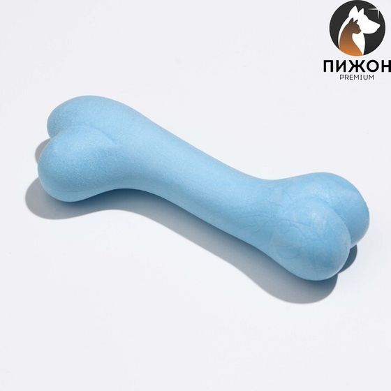Игрушка плавающая &quot;Кость-волна&quot; Пижон Premium, вспененный TPR, 12,5 х 4 см, голубая