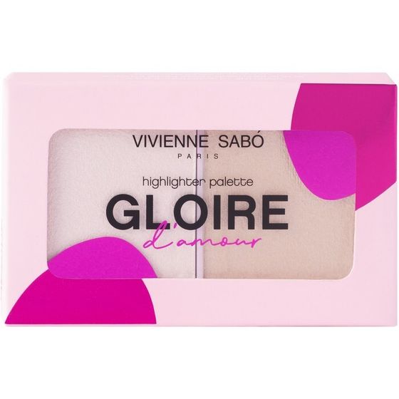 Палетка хайлайтеров Vivienne Sabo Gloire d&#39;amour, тон 01