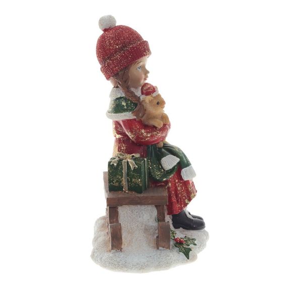 Фигурка декоративная &quot;Девочка&quot;, L13,5 W9 H17 см