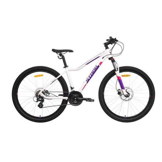 Велосипед Stark Viva 27.2 HD 27,5&quot; рама 14,5&quot; белый/фиолетовый (HQ-0004707)