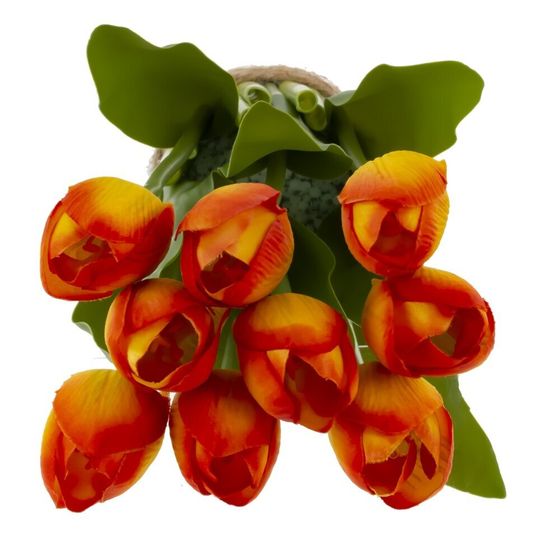 Цветочная композиция "Тюльпан", L12 W12 H28,5 см