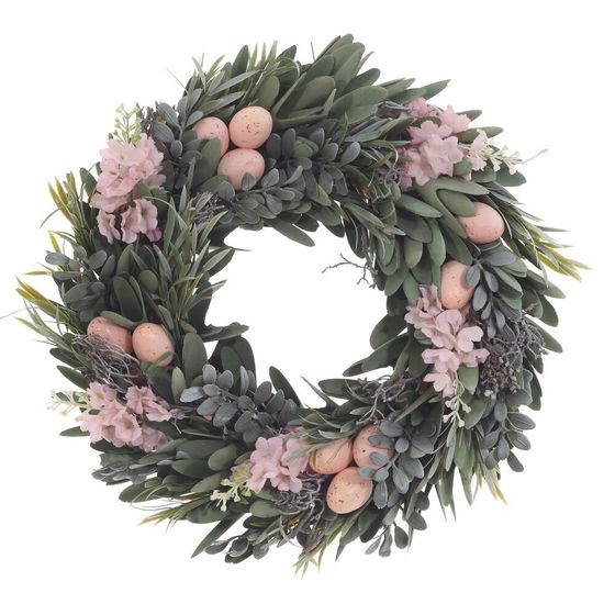 Изделие декоративное &quot;Венок пасхальный&quot;, L34 W7 H34 см