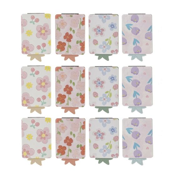 Зеркало карманное, Д6,5 Ш10,5 В1 см, 4в.