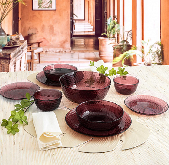 Столовый набор ИДИЛЛИЯ ЛИЛАК 25 предметов