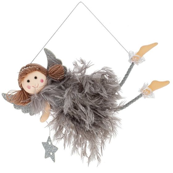 Изделие декоративное подвесное &quot;Ангел&quot;, L26 W4 H10 см, 3в.