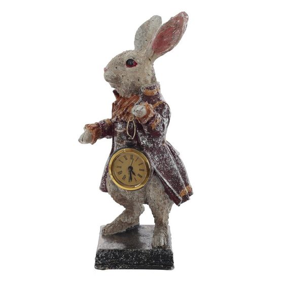 Фигурка декоративная &quot;Кролик&quot; с часами (LR44x1), L15 W15 H30 см