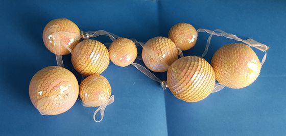 !09 Елочное украшение бусы из пайеток &quot;FAIRY SEASON&quot; 1.8 м