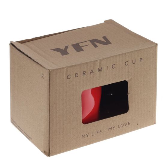 Кружка, 250 мл, L16 W9,5 H7 см, 4в.