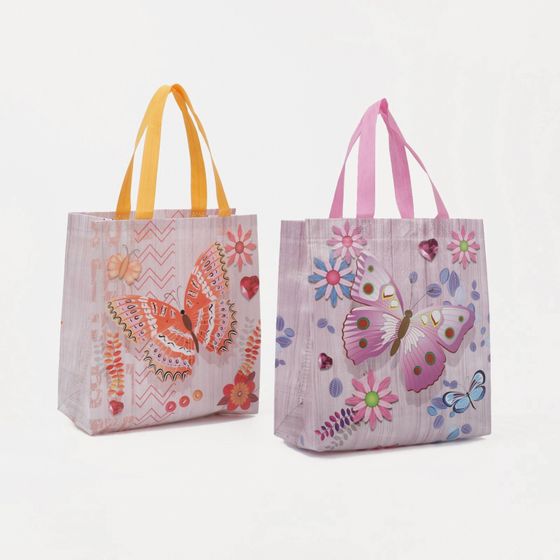 !Сумка 2 штуки хозяйственная без молнии, цвет МИКС