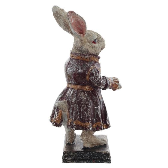 Фигурка декоративная &quot;Кролик&quot; с часами (LR44x1), L15 W15 H30 см