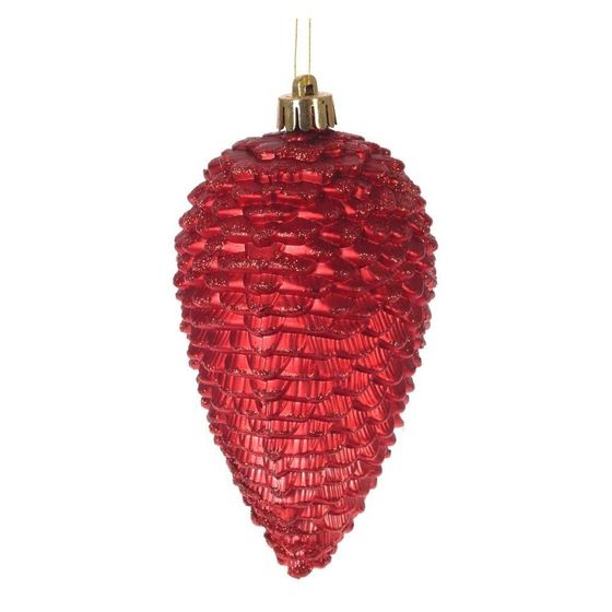 Набор из 2шт Украшение новогоднее &quot;Шишка&quot;, L12 W6,5 H12 см