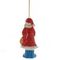 Фигурка декоративная подвесная &quot;Дед Мороз&quot;, L5,5 W4,5 H11 см, 2в.