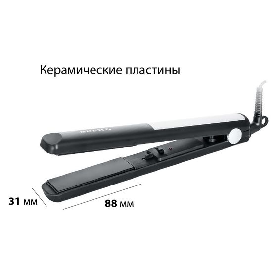 Выпрямитель Supra HSS-1228S черный (макс.темп.: 200С)