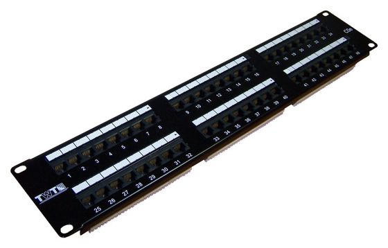 Патч-панель Lanmaster TWT-PP48UTP 19&quot; 2U 48xRJ45 кат.5e UTP