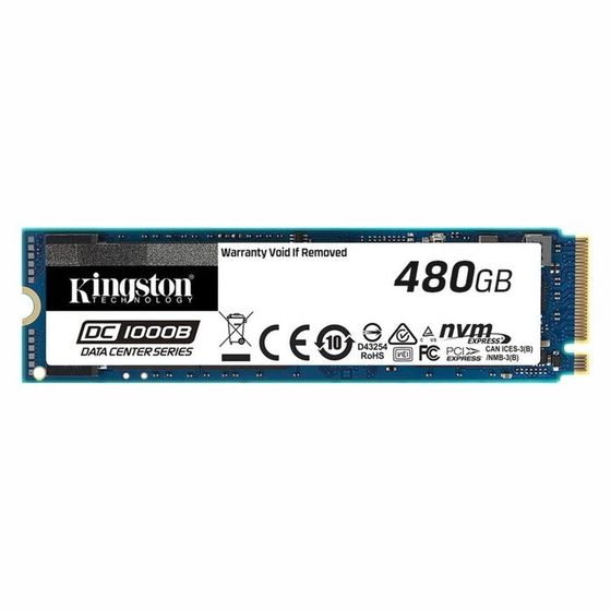 Накопитель SSD Kingston PCIe 3.0 x4 480GB SEDC1000BM8/480G DC1000B M.2 2280 0.5 DWPD