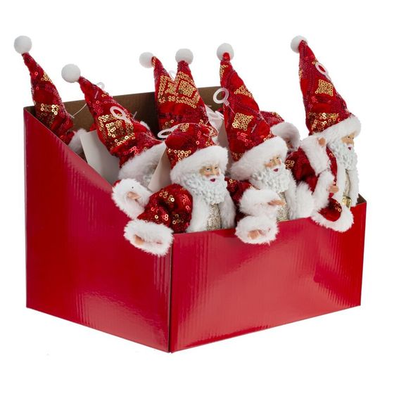 Дед Мороз, L10 W4 H17 см, 2в.