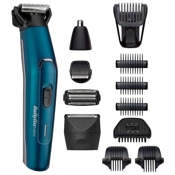 Машинка для стрижки Babyliss MT890E аккум./сеть (насадок 11шт) черный/зеленый