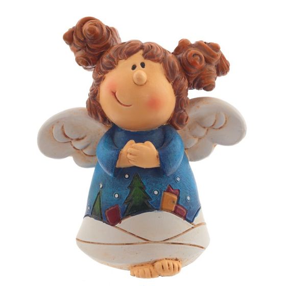 Фигурка декоративная &quot;Ангелочек&quot;, L5,5 W3,5 H7 см, 3в.