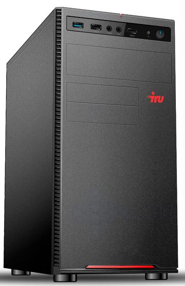 ПК IRU Home 310H5SE MT черный i3-10105 8Gb/1Tb UHDGr630 DOS (1628053)